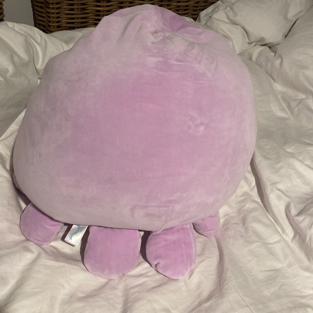 violet the octopus squishmallow with flower - Picture 3 of 3
